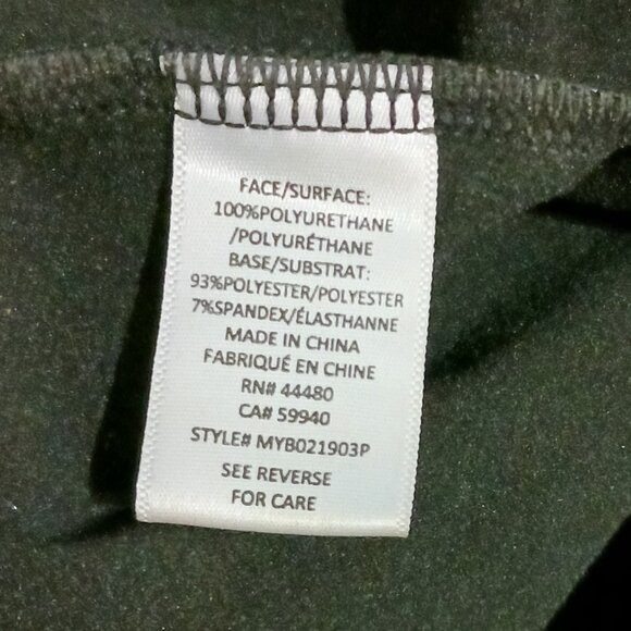 Tinseltown Women’s Trendy Vegan Faux Leather Pants Leggings Black Plus Size 2x - Picture 9 of 12